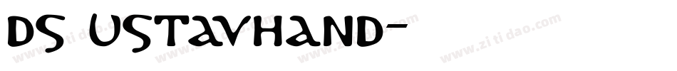 DS UstavHand字体转换